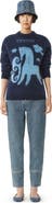 Lanvin Blue Zipped Denim Pants
