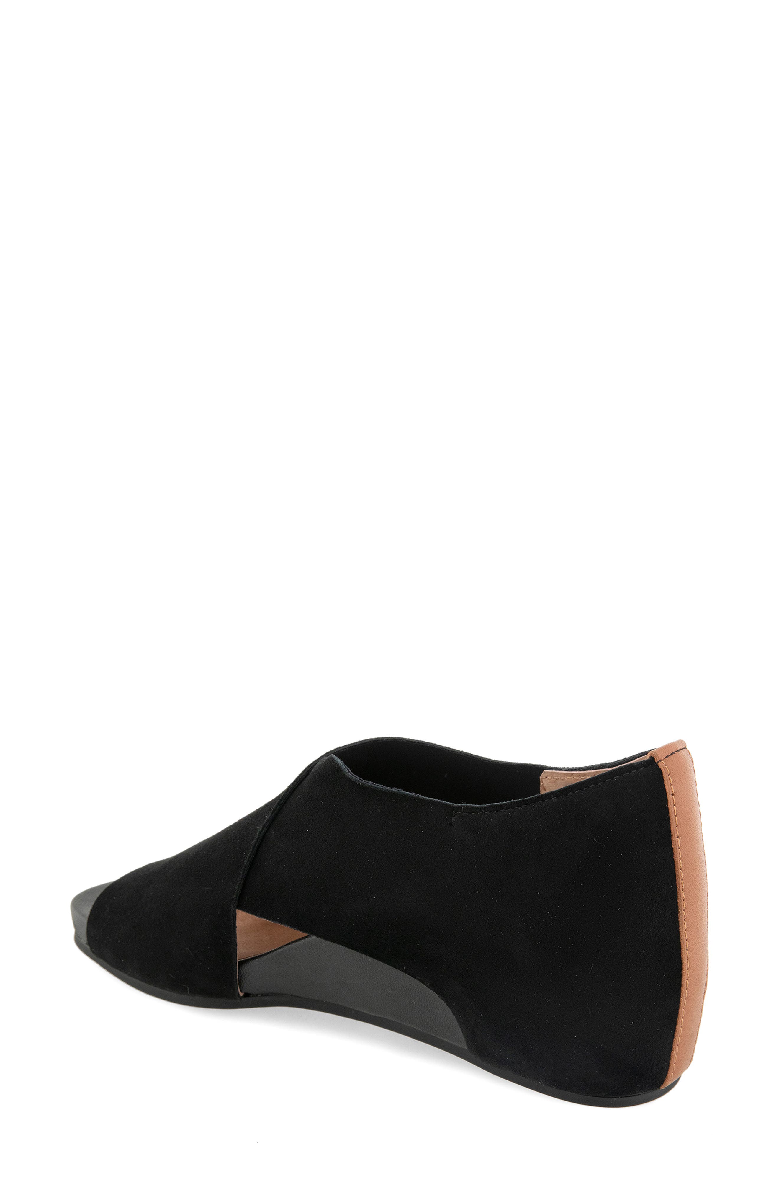 Gentle Souls Gainey Hidden Wedge Sandal, Alternate, color, Black Suede