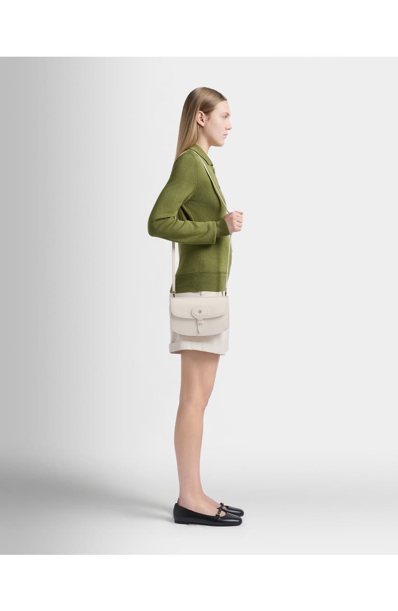 Bally Beckett Minibag in Leather, Alternate, color, White