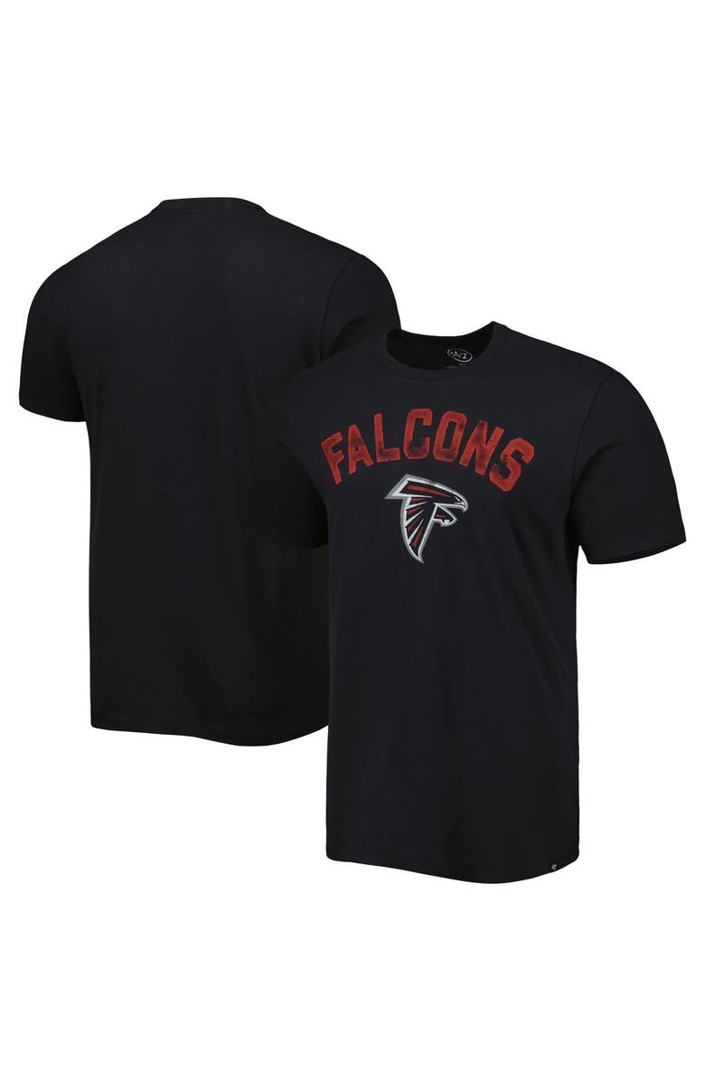 '47 Men's '47 Black Atlanta Falcons All Arch Franklin T-Shirt, Main, color, Black