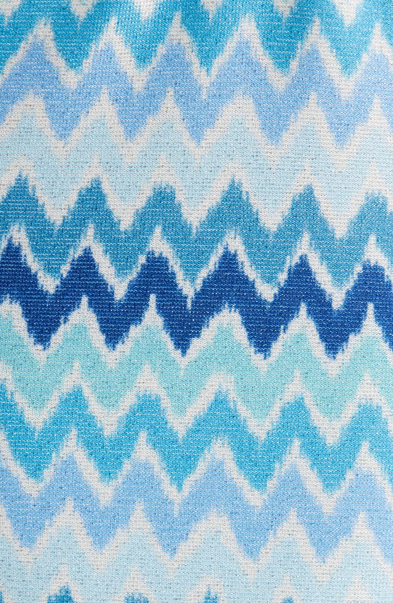 Ramy Brook Bianka One-Piece Swimsuit, Alternate, color, Beach Blue Chevron