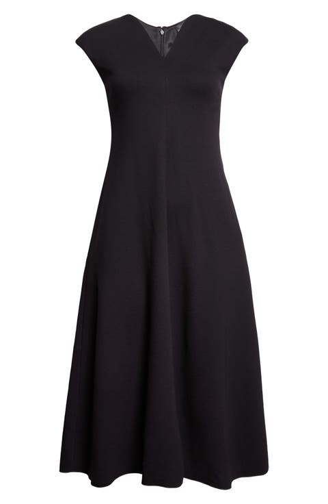 Punto Milano V-Neck Midi Dress