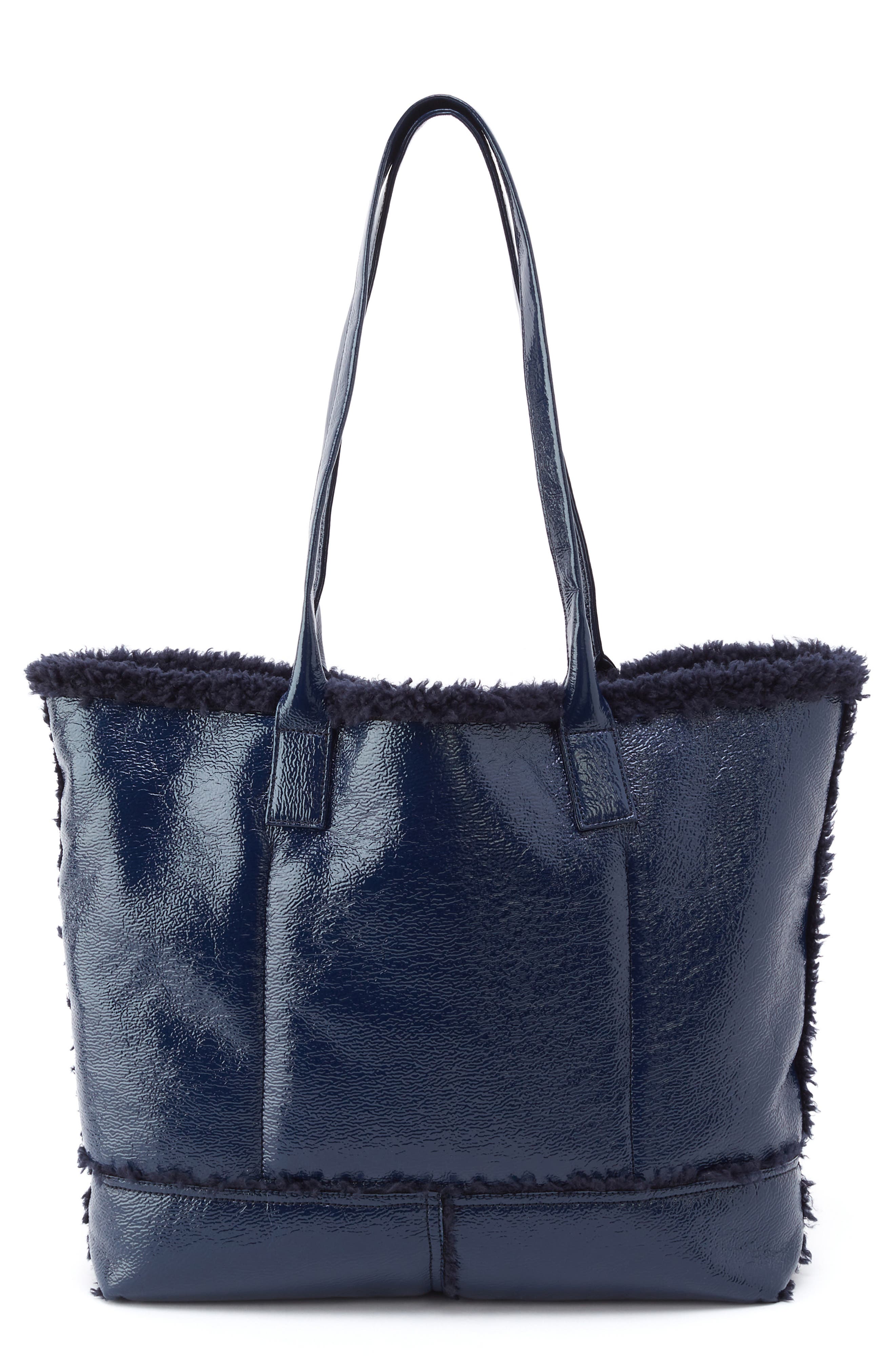 HOBO Faux Leather Shopper Tote, Main, color, 