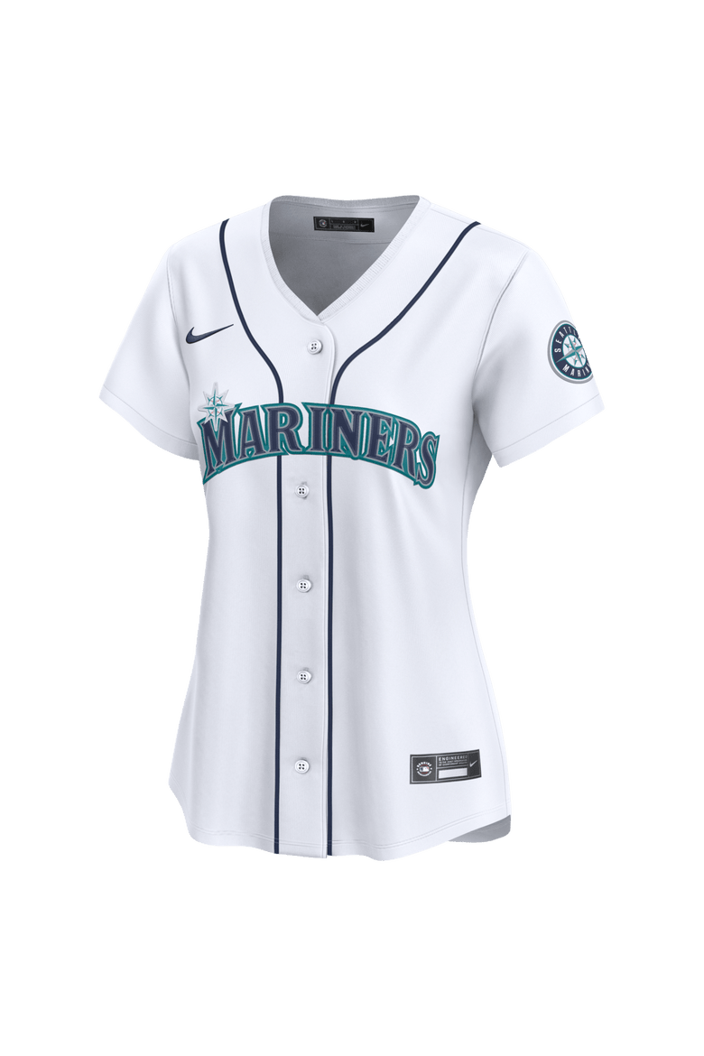 Women's Nike Julio Rodríguez White Seattle Mariners Home Limited Jersey, Alternate, color, White