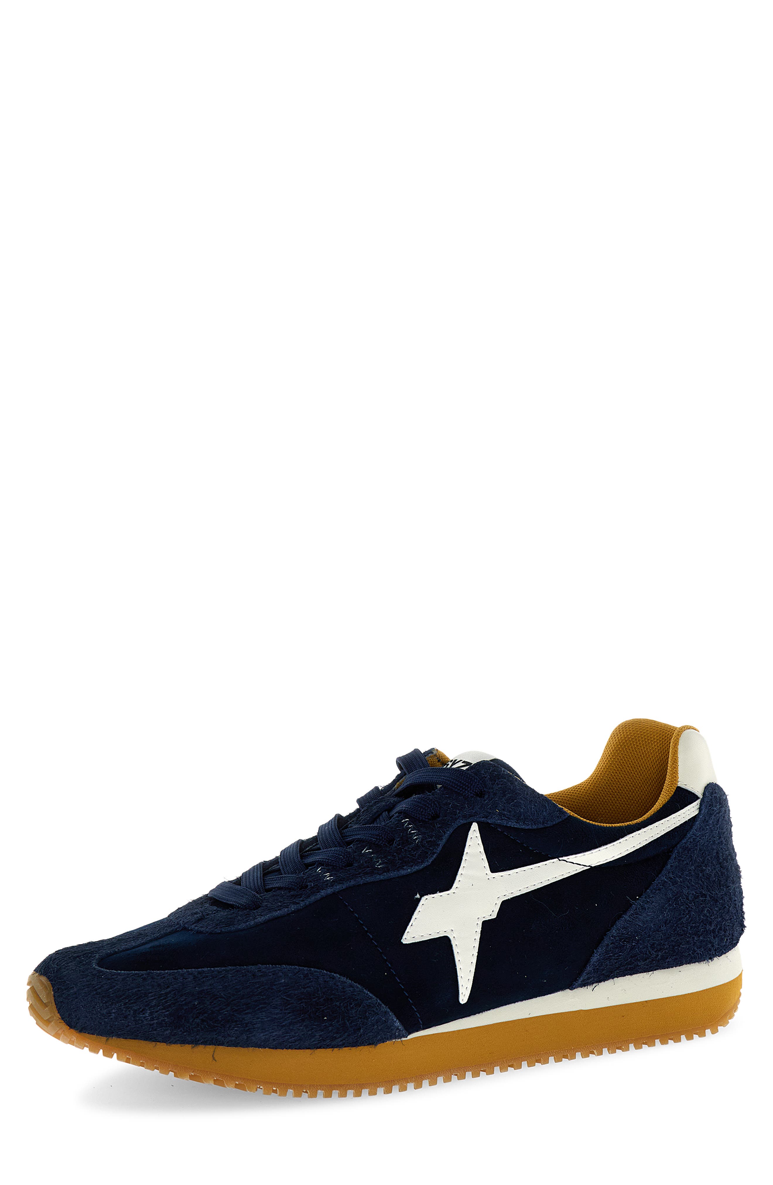 Samoa Suede Sneaker, Alternate, color, NAVY BONE