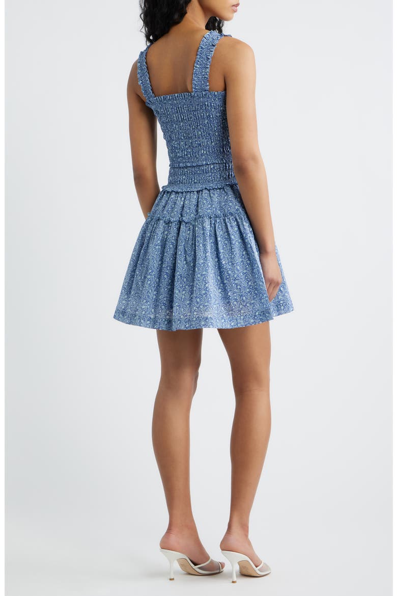 The Azalea Mini Nap Minidress, Alternate, color, DITSY THISTLE BLUE