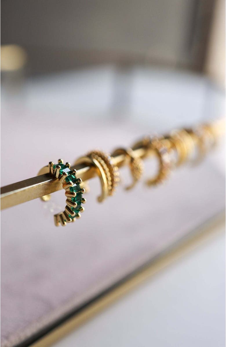 Fosterie Butterfly Monarch Embera Earrings, Alternate, color, Orange