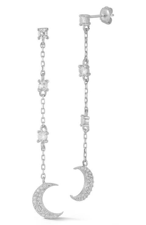 Moon Drop Earrings