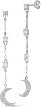 GLAZE JEWELRY Moon Drop Earrings