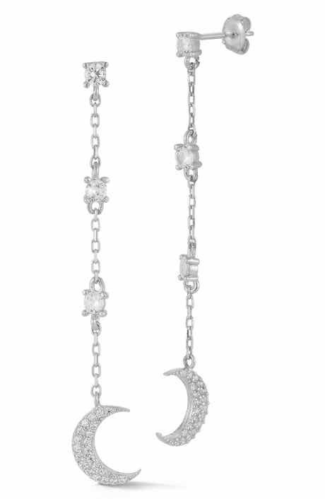 Moon Drop Earrings