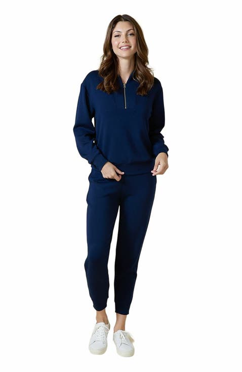 Athleisure DreamTech 1/4 Zip Jogger Set