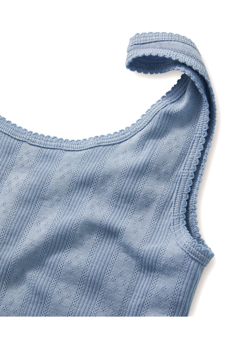Petite Plume Pima Cotton Pointelle Sleep Tank, Alternate, color, 