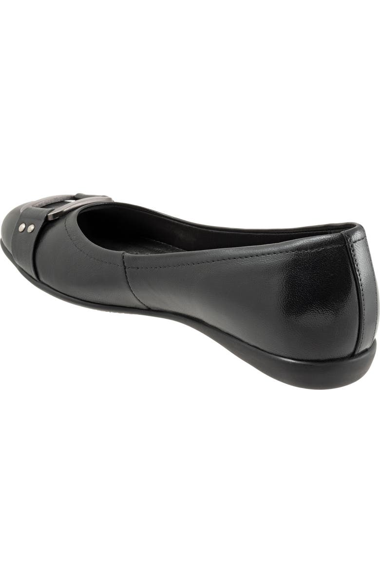 Trotters Sizzle Signature Flat - Multiple Widths Available, Alternate, color, Black