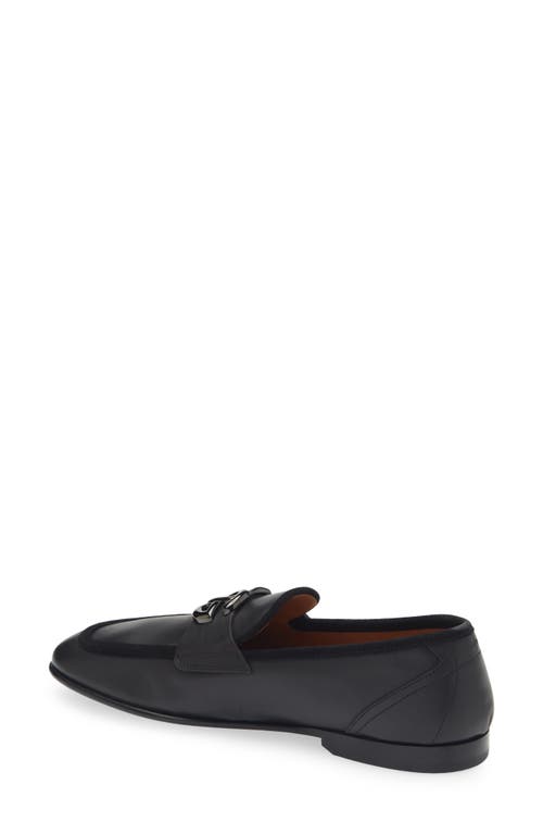 Dolce & Gabbana Moccasin With Logo Plaque In Nero