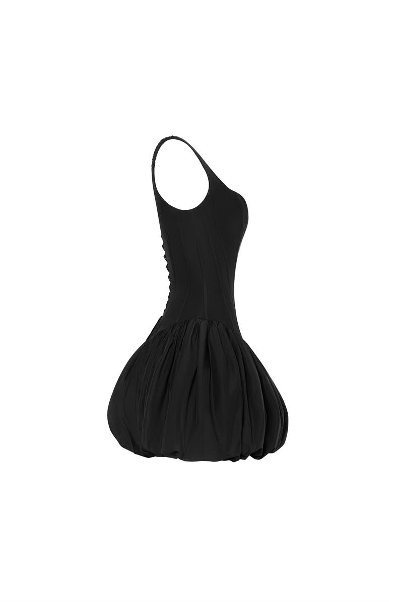 Milla Black corset mini dress, Alternate, color, Black