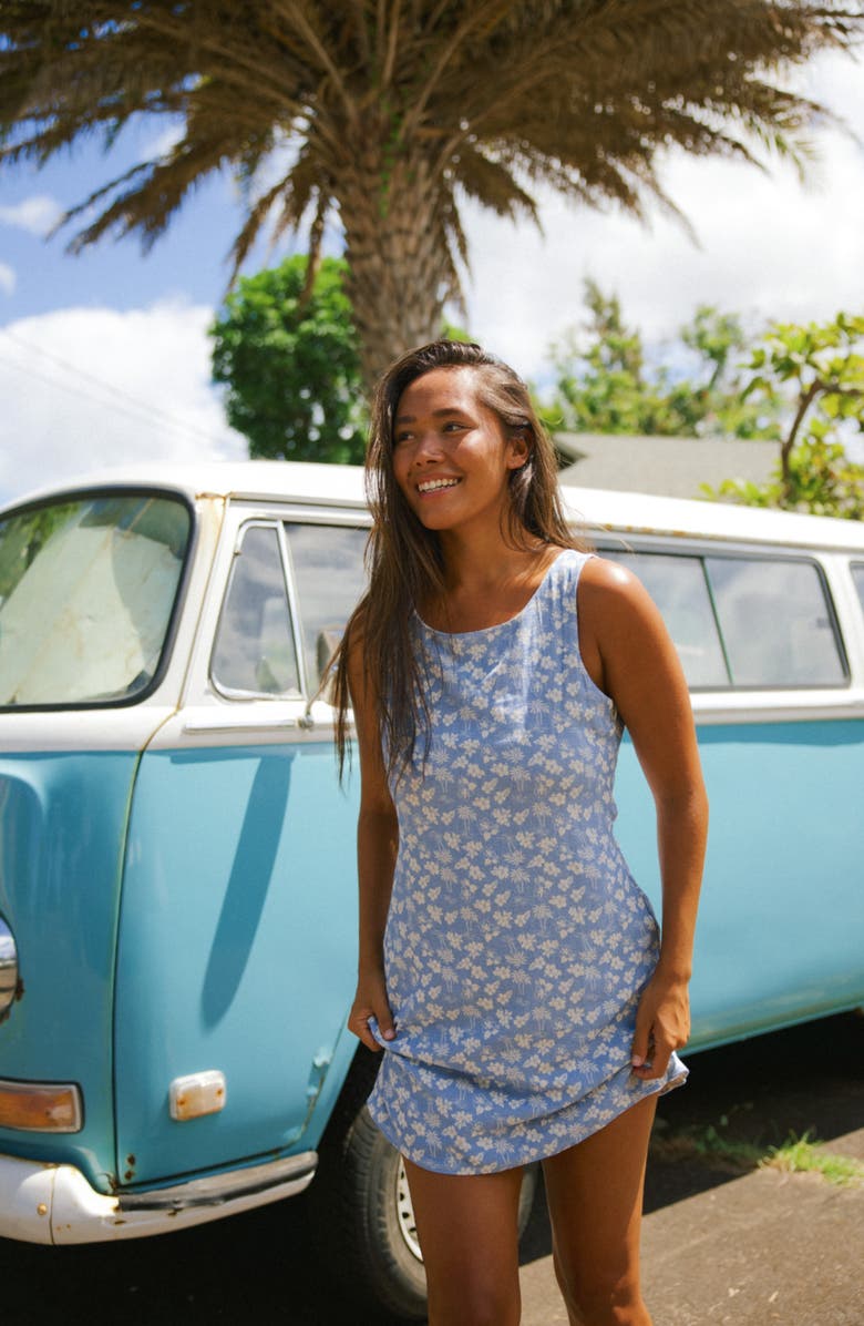 Dippin Daisys Sandy Cove Linen Dress, Main, color, Ocean Spray