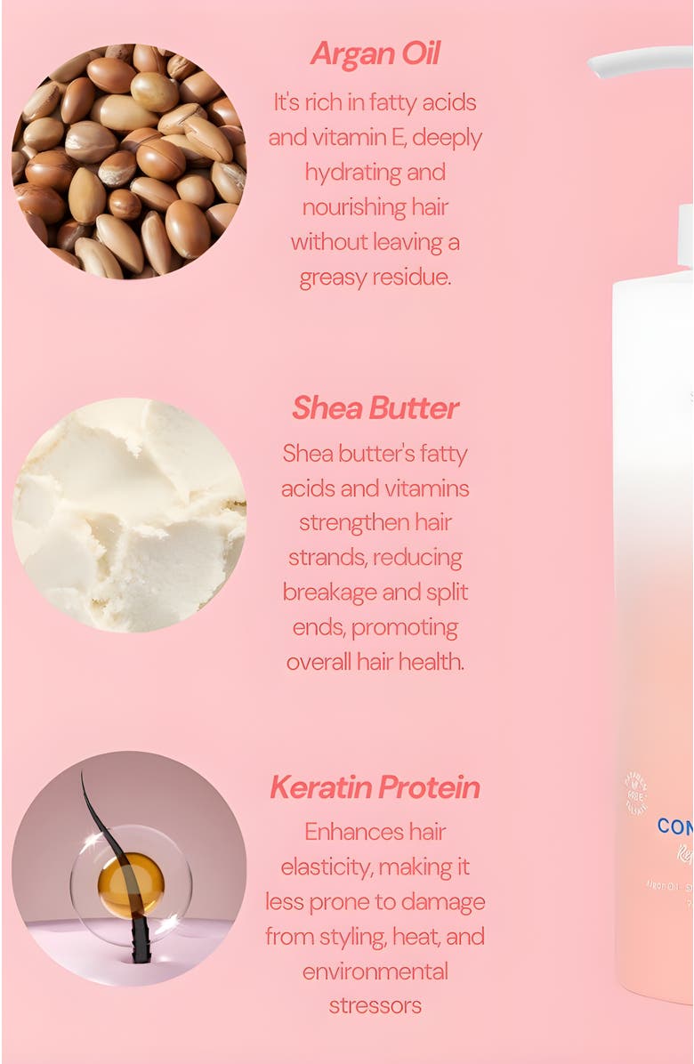 SLEEKE HAIR Silk'e Repair Therapy Conditioner, Alternate, color, Light Pink