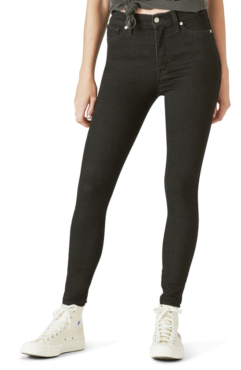 Lucky Brand High Waist Skinny Jeans, Main, color,