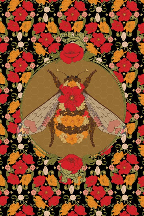 Henelle Duster Robe In Night Bloom