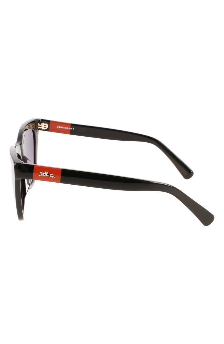 Longchamp Le Pliage 54mm Modified Rectangular Sunglasses, Alternate, color, 