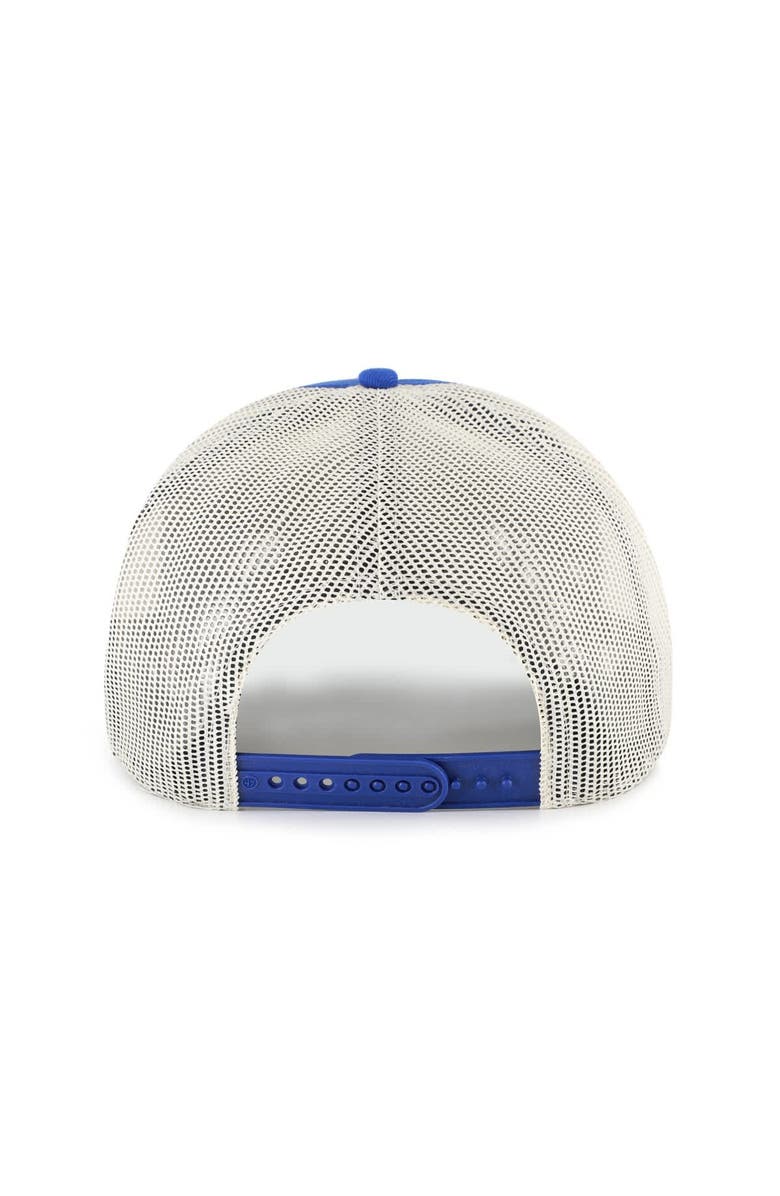 '47 Men's '47 Blue New York Knicks Emmett Heavy Twill Trucker Hitch Adjustable Hat, Alternate, color, Blue