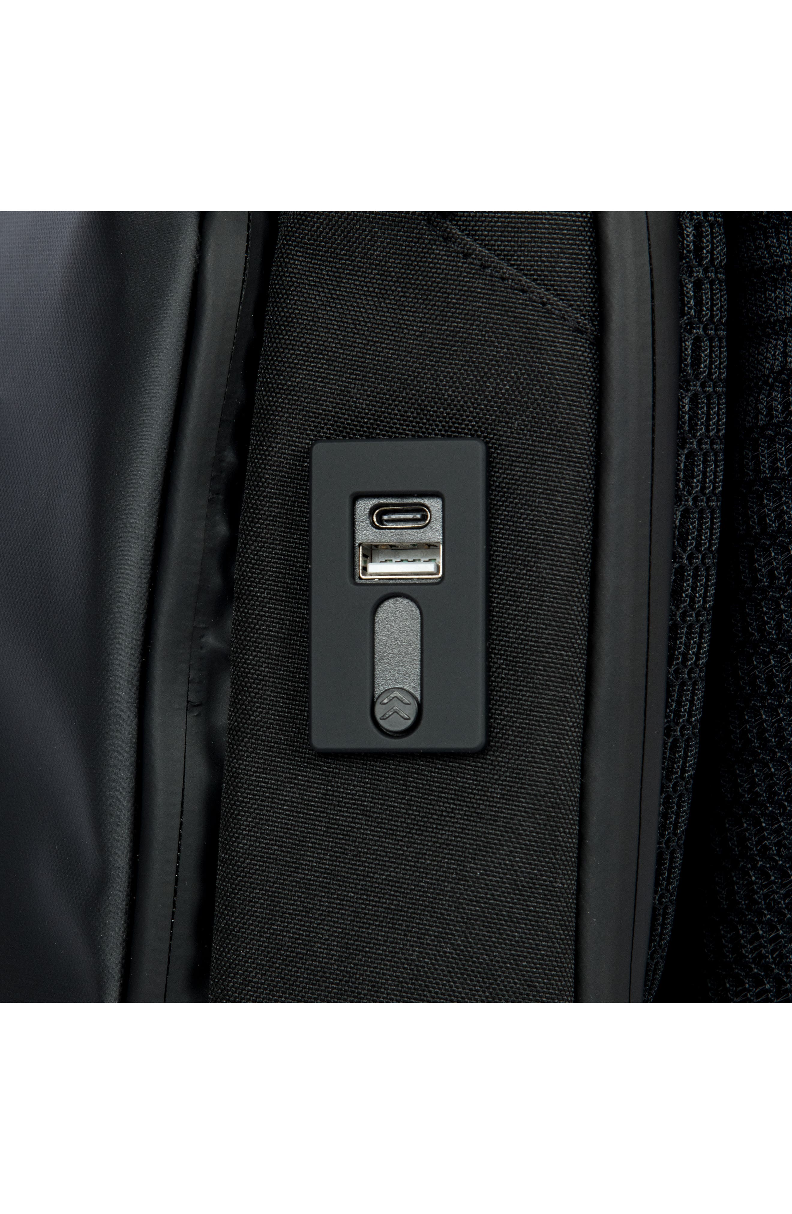 Porsche Design Recycled Polyester Cycling Backpack, Alternate, color, Black