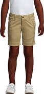 Lands' End School Uniform Girls Stretch Chino Bermuda Shorts