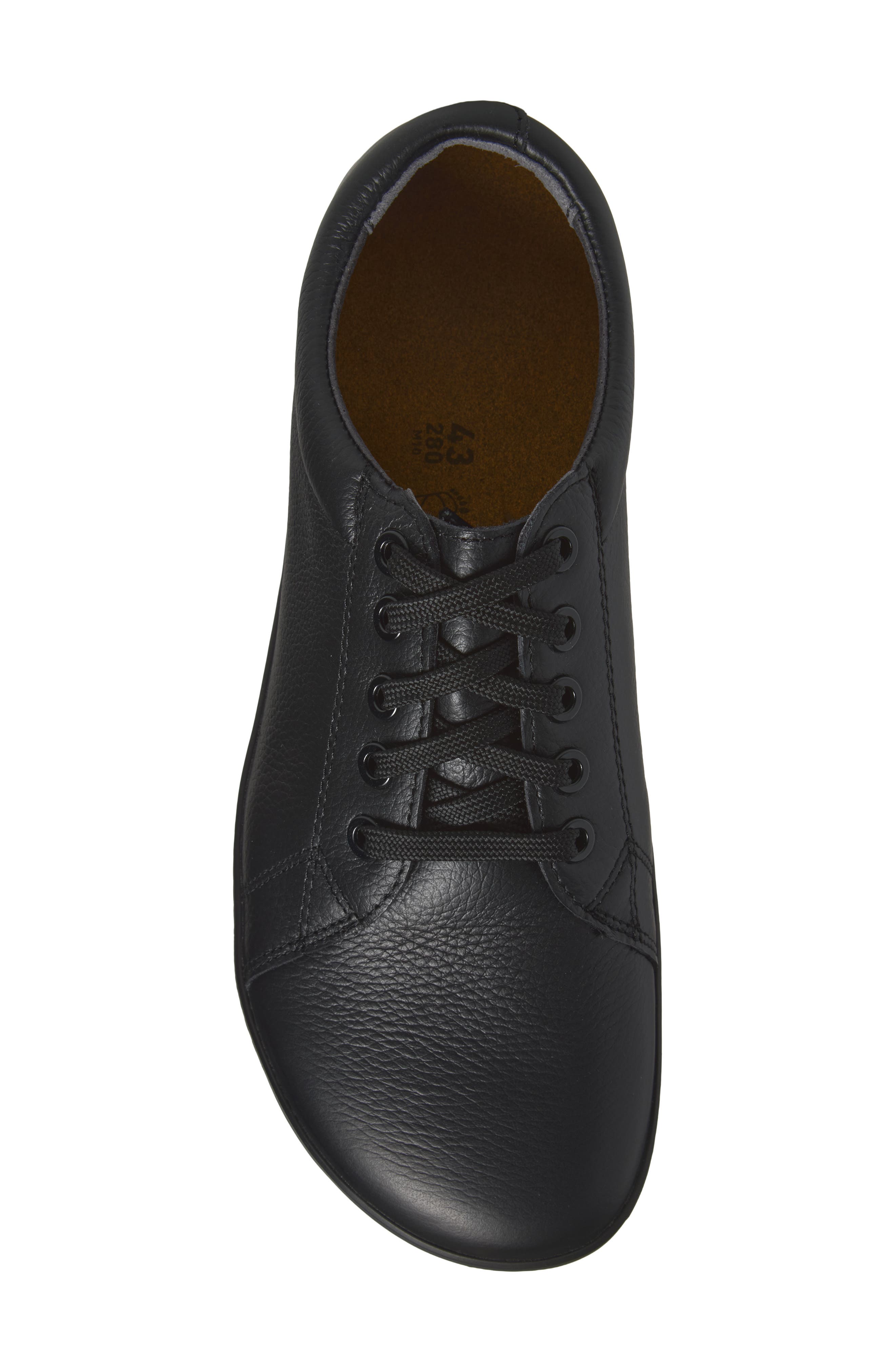 QO 500 Leather Sneaker, Alternate, color, BLACK