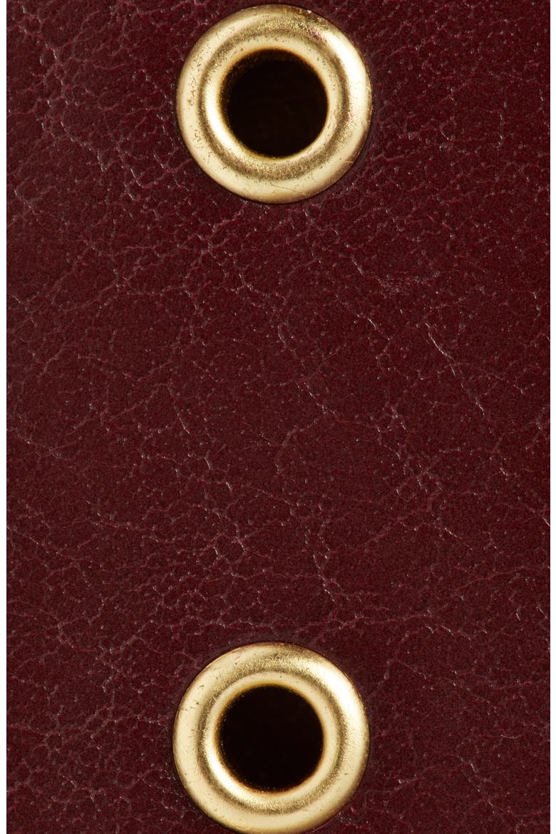 Luna Leather Belt, Alternate, color, DEEP PLUM