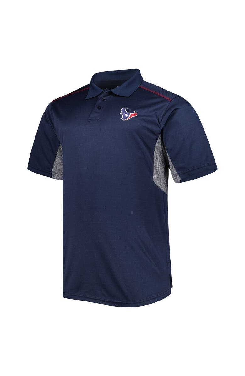 PROFILE Men's Navy Houston Texans Big & Tall Team Color Polo, Alternate, color,