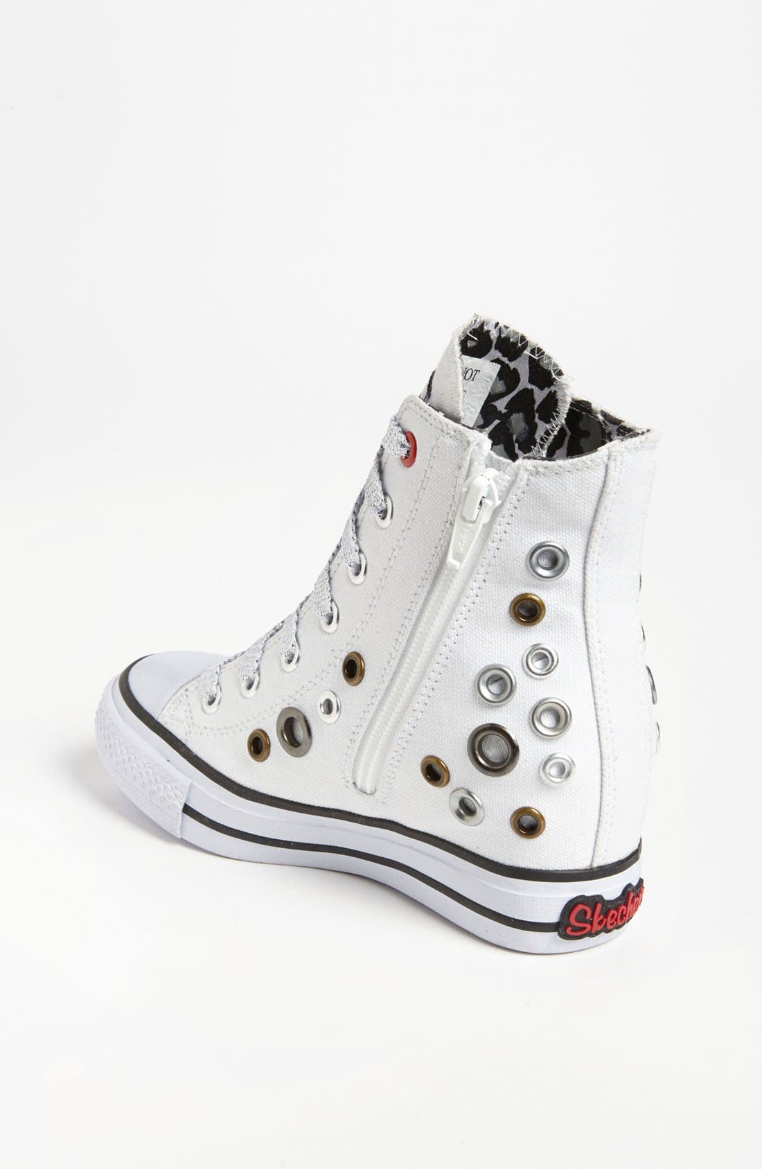 SKECHERS Hidden Wedge Sneaker, Alternate, color, 