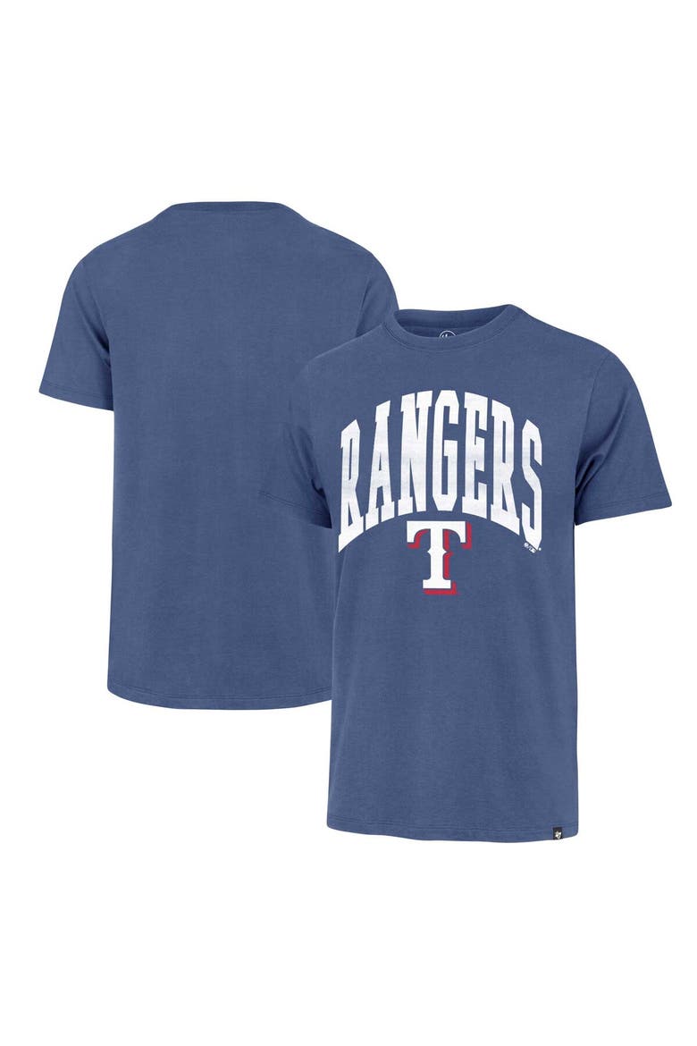 Men's '47 Royal Texas Rangers Win Win Franklin T-Shirt, Alternate, color, Royal