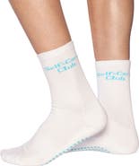 Souls. Self-Care Club Mid Length Grip Socks