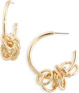 NORDSTROM RACK Slinky Ring Hoop Earrings