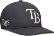 Nike Men's Nike Anthracite Tampa Bay Rays Statement Pro Snapback Hat