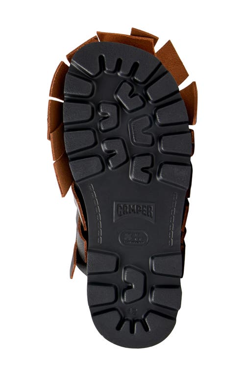 Camperlab Brutus Slide Sandal In Animal Print