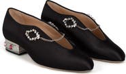 AIMEE ANN LOU Iris Slip-on Oxford in Satin