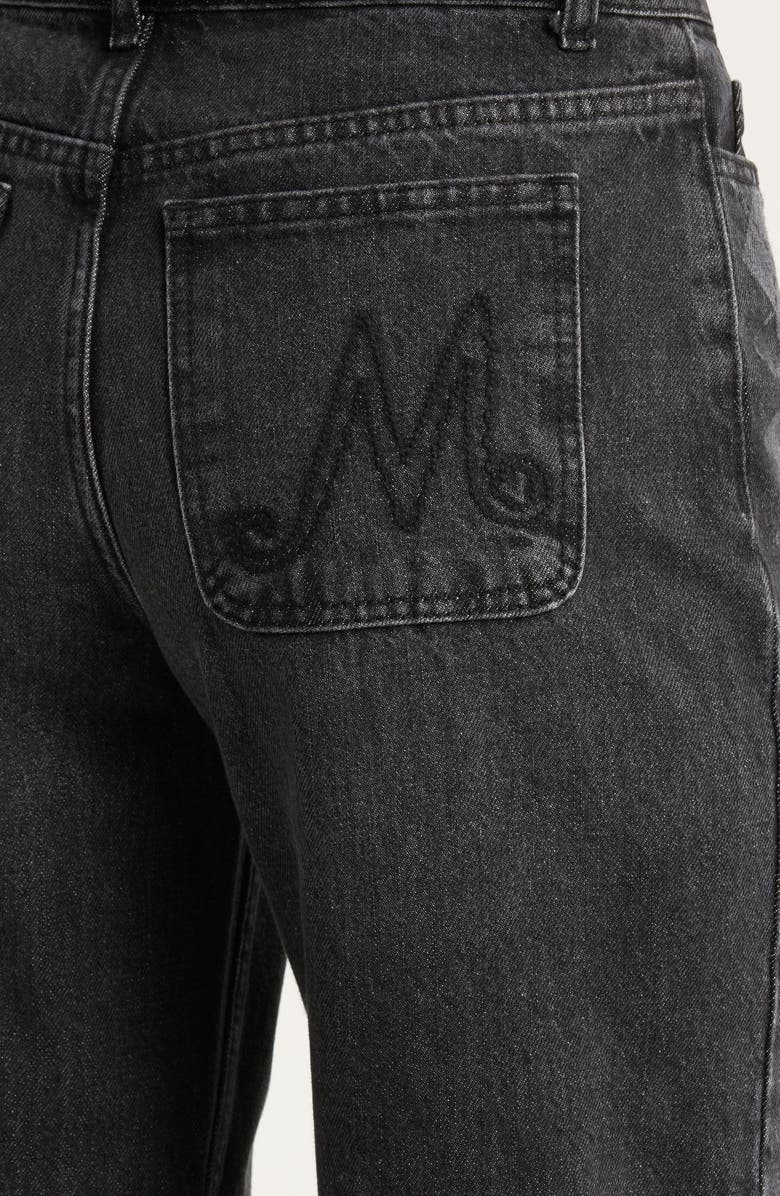 Damson Madder Sinclair Placement Arg Straight Leg Jeans, Alternate, color, Grey