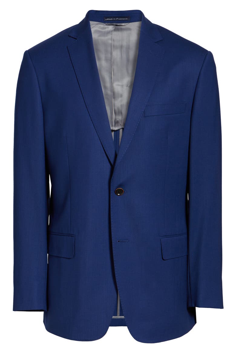 Jetsetter Classic Fit Wool Blazer, Alternate, color, MEDIUM BLUE