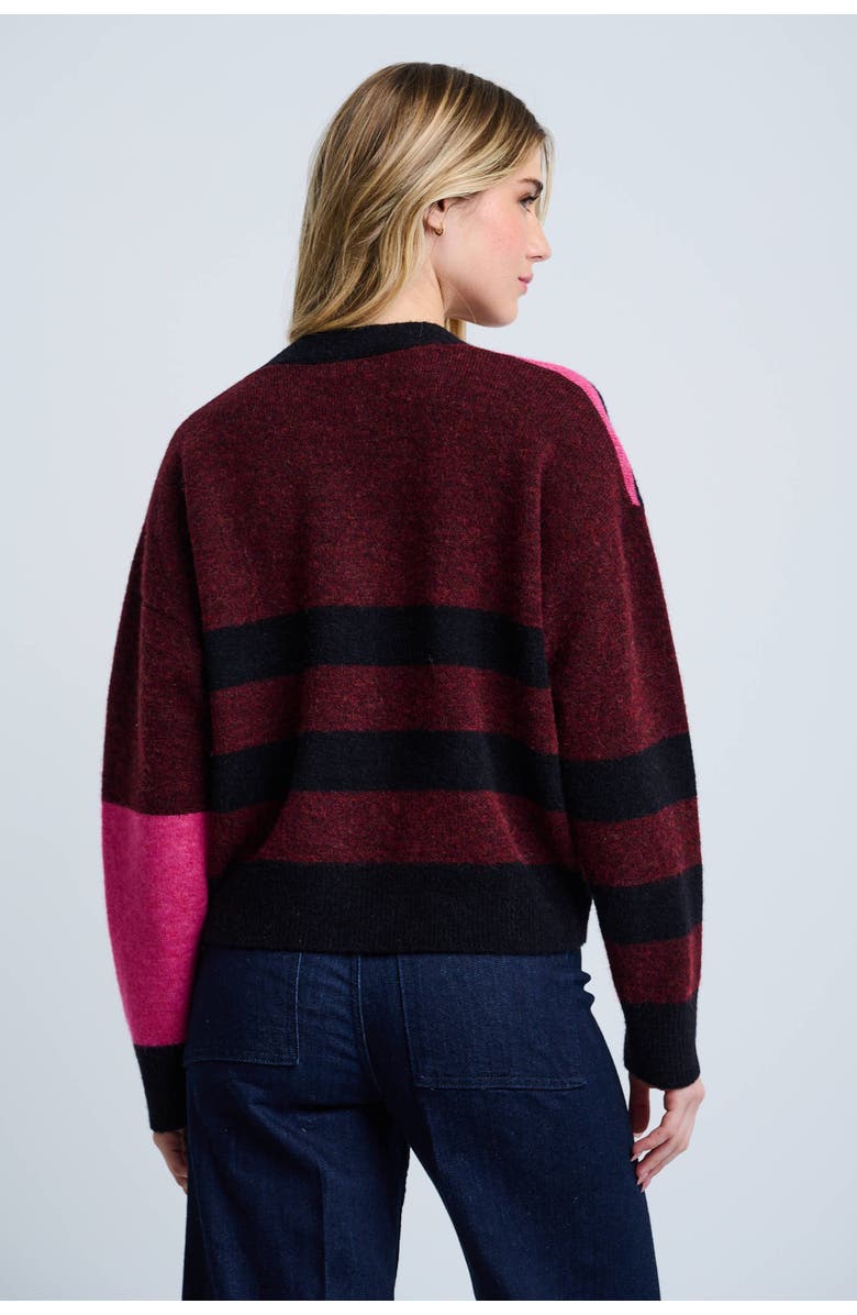 Lisa Todd The Graduate Striped Cardigan, Alternate, color, 