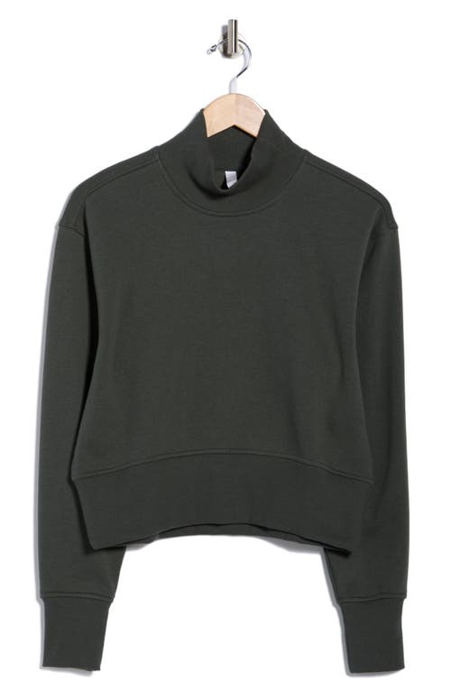 Z By Zella Feather Fleece Sweatshirt In Green