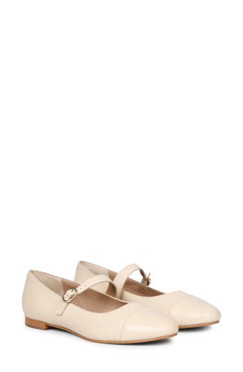 Saint G Garlen Mary Jane Cap Toe Flat