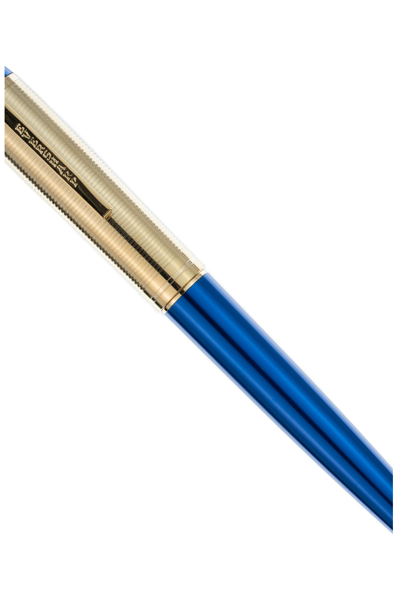Skyline Ballpoint Pen, Alternate, color, Blue Gold