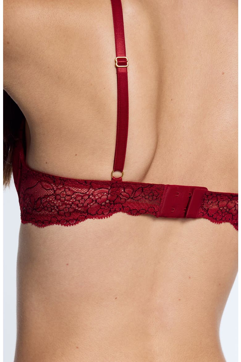 All Over Lace Lift Up Bra, Alternate, color, Scarlet