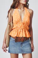 Florence by Mills Tie Front Halter Top
