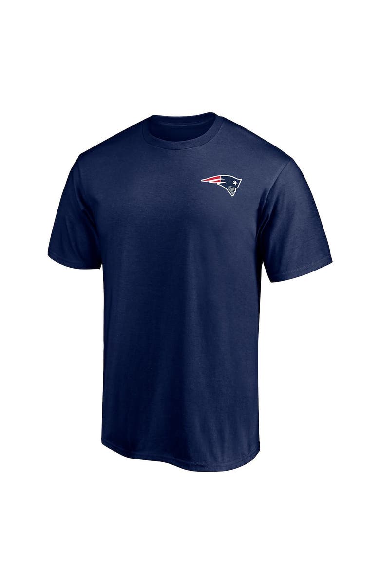 FANATICS Men's Fanatics Branded Navy New England Patriots #1 Dad Logo T-Shirt, Alternate, color, Navy