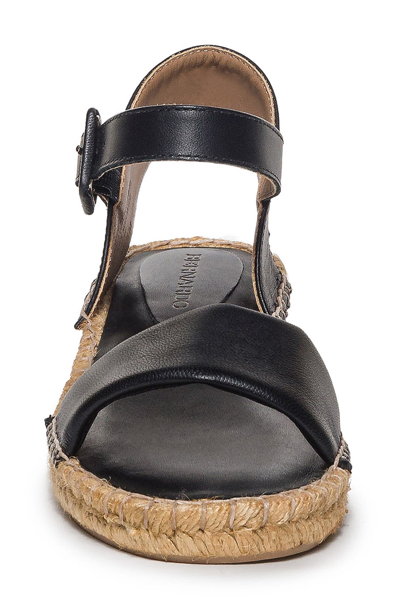 Bernardo Footwear Madrid Ankle Strap Espadrille Platform Wedge Sandal, Alternate, color, 