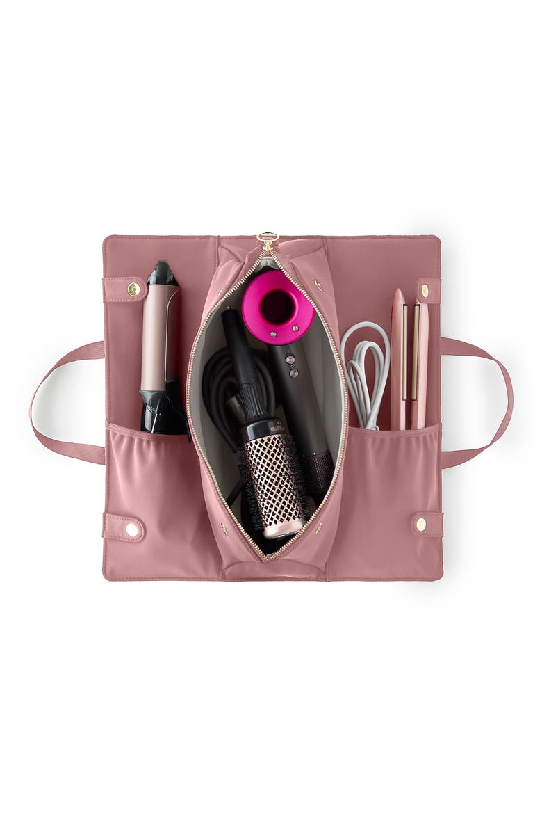 Hair Tools Bag, Alternate, color, MAUVE/ STONE