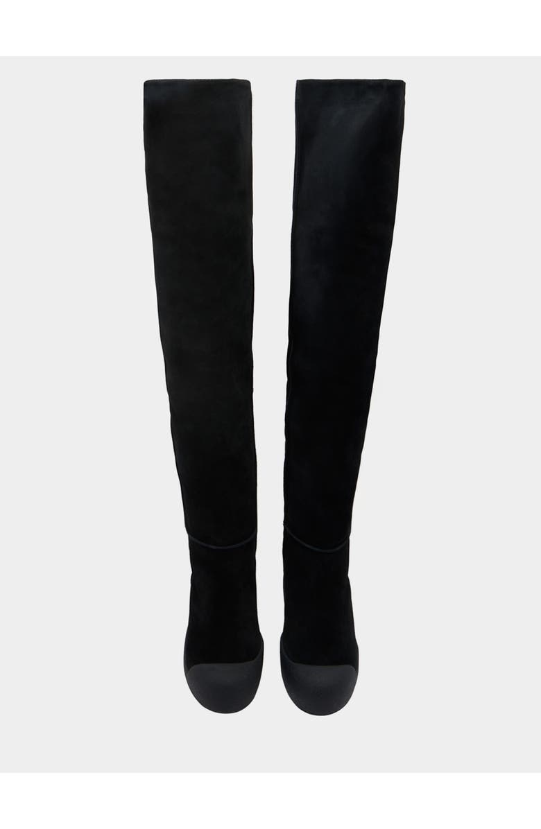 Bally Curling Over-the-knee Boot, Alternate, color, Black