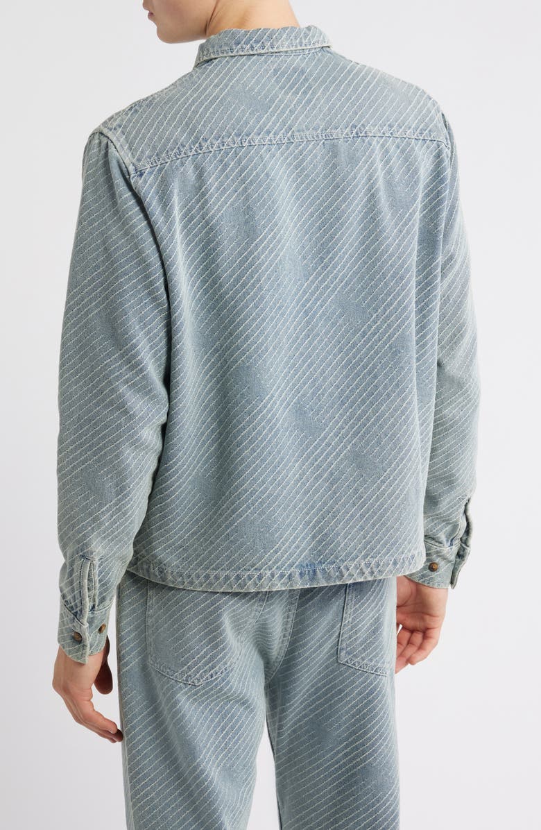RIZORT Clever Denim Button-Up Shirt Jacket, Alternate, color, Indigo